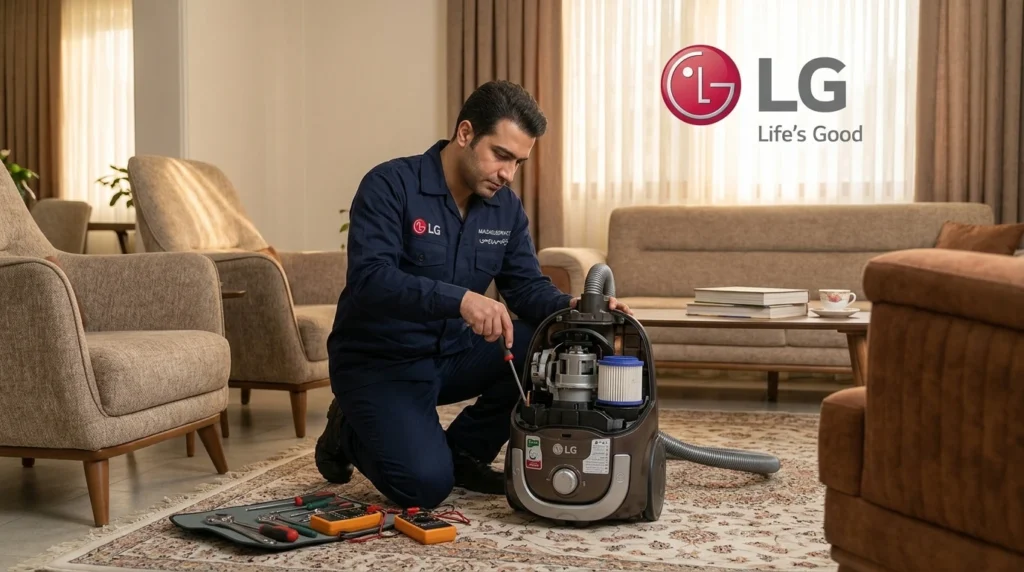 تعمیر جاروبرقی ال جی در متل قو