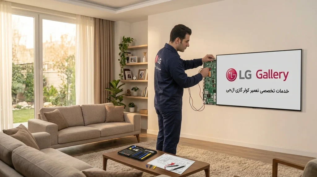 تعمیر تلویزیون ال جی در متل قو