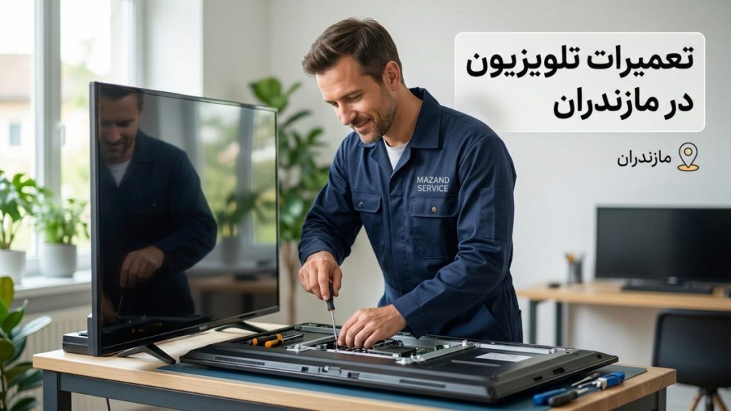 تعمیرات تلویزیون در مازندران توسط مازند سرویس