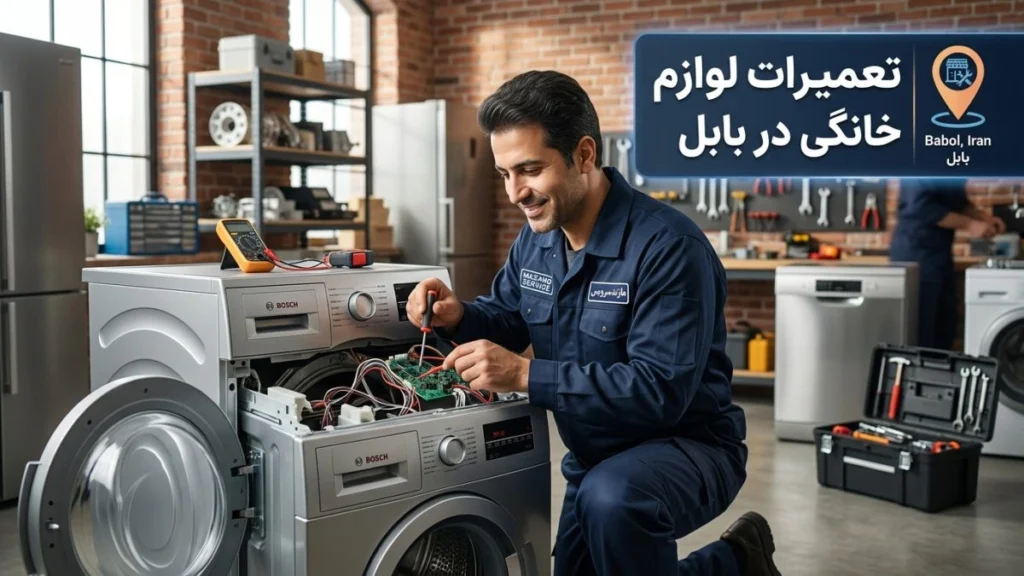 تعمیرات لوازم خانگی در بابل توسط مازند سرویس