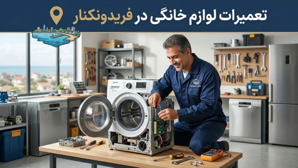 تعمیرات لوازم خانگی در فریدونکنار توسط مازند سرویس