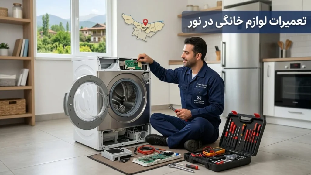 تعمیرات لوازم خانگی در نور با خدمات تخصصی مازند سرویس