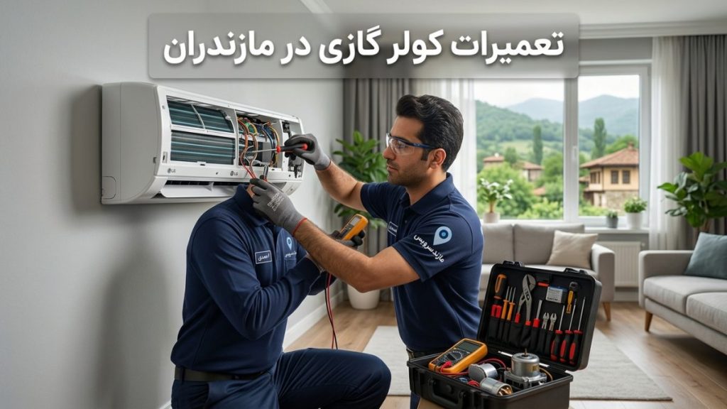 تعمیرات کولر گازی در مازندران توسط مازند سرویس