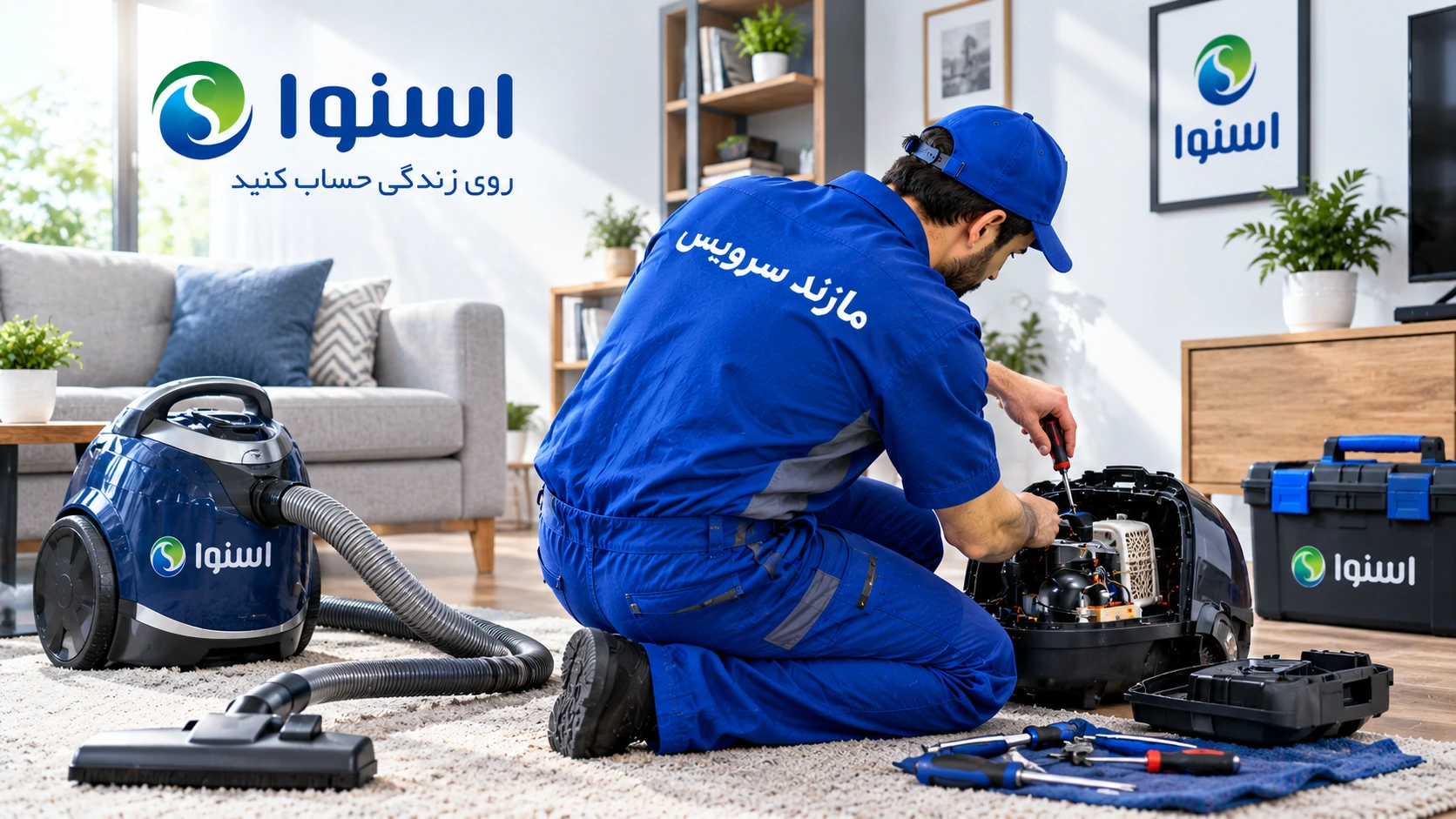 تعمیرات اسنوا در متل قو برای جاروبرقی