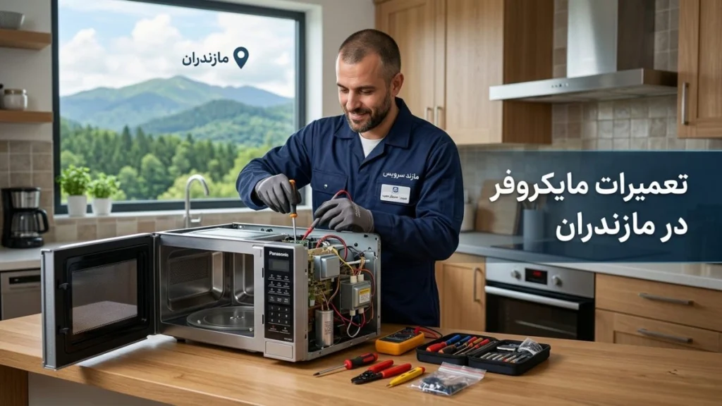 تعمیرات مایکروفر در مازندران توسط مازند سرویس