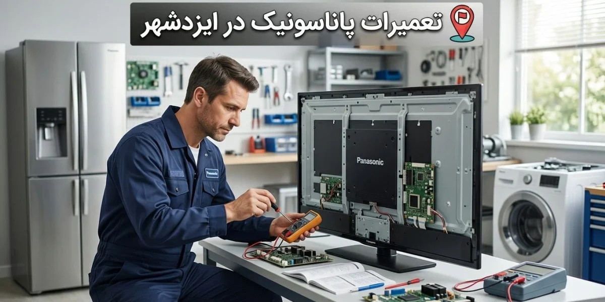 تعمیرات پاناسونیک در ایزدشهر برای تلویزیون، یخچال و سایر لوازم خانگی