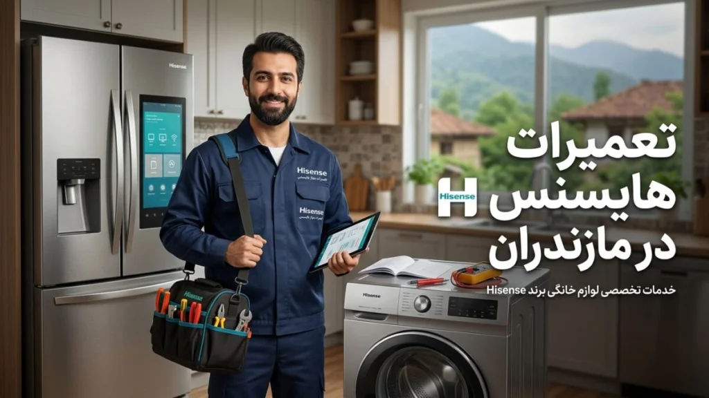 تعمیرات هایسنس در مازندران - خدمات تخصصی لوازم خانگی برند Hisense